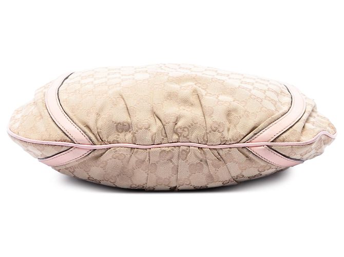 Gucci Beige GG Canvas Abbey D Ring Crossbody - vista 3