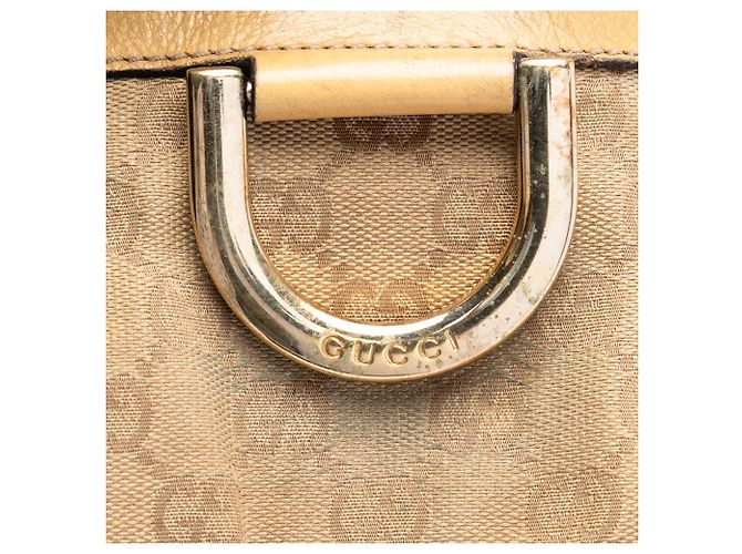 Gucci Beige GG Canvas Abbey D Ring Crossbody - Ansicht 5