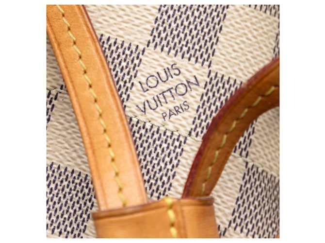 Louis Vuitton Bianco Damier Azur Girolata - vista 5