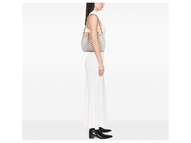 Louis Vuitton Bianco Damier Azur Girolata - vista 6