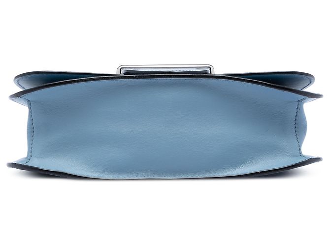 Prada Blu Mini Saffiano Sidonie Crossbody - vista 3