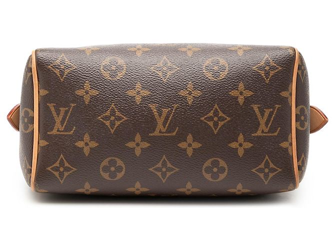 Louis Vuitton Marrone Monogram Speedy Bandouliere 20 - vista 3