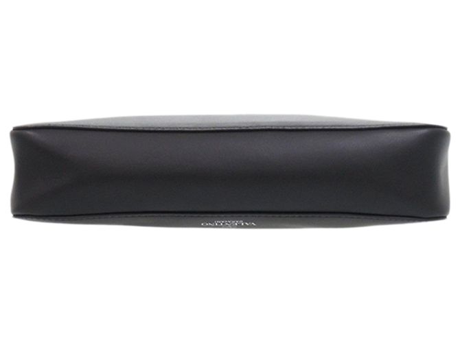 Borsa a tracolla VLTN in pelle nera Valentino Nero - vista 4