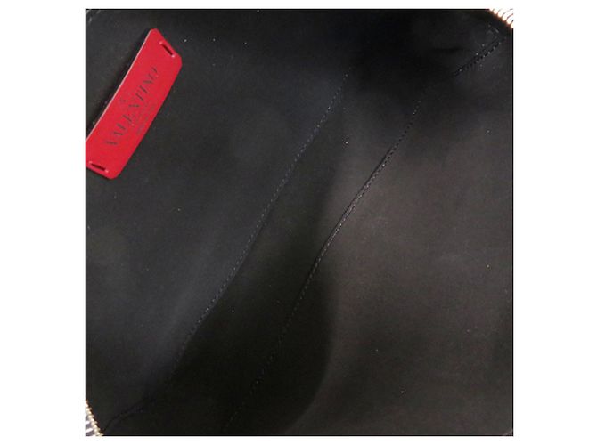 Borsa a tracolla VLTN in pelle nera Valentino Nero - vista 5