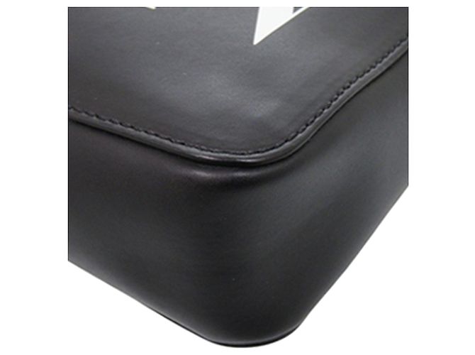 Borsa a tracolla VLTN in pelle nera Valentino Nero - vista 7
