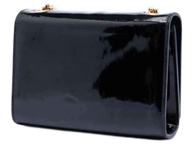 Borsa a tracolla Kate Tassel Small Black Patent Monogram Saint Laurent Nero - vista 2