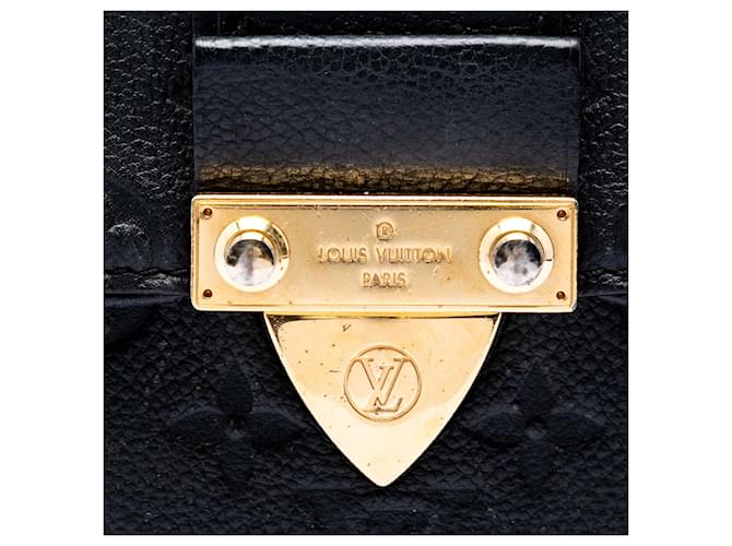 Louis Vuitton Black Monogram Empreinte Saint Sulpice BB Nero - vista 5