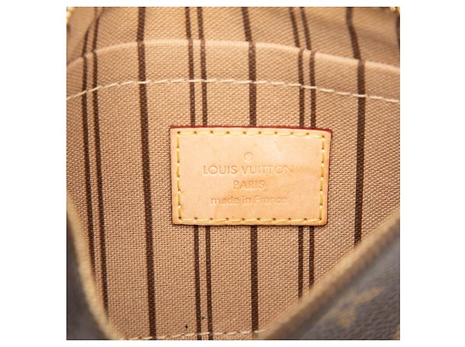 Pochette Louis Vuitton Neverfull PM Marrón Monogram Castaño - vista 5