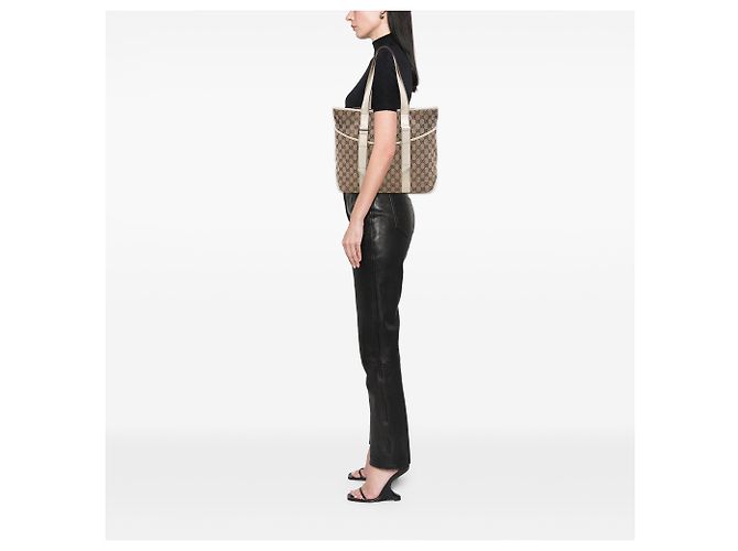 Gucci Tote aus beige GG Canvas - Ansicht 6