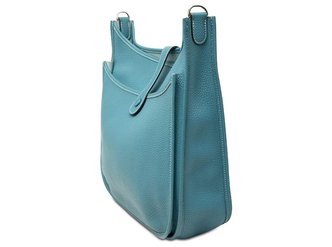 Hermès Blue Clemence Evelyne III GM - vista 2