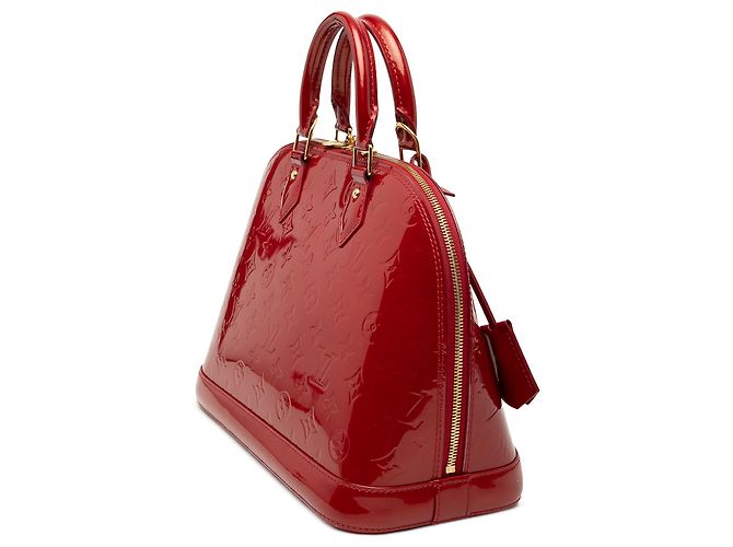 Louis Vuitton Alma PM Monogram Vernis rojo Roja - vista 2