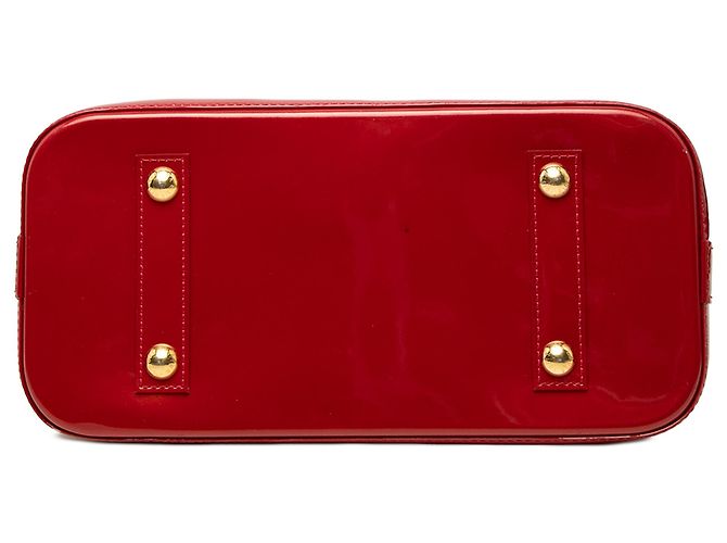 Louis Vuitton Alma PM Monogram Vernis rojo Roja - vista 3