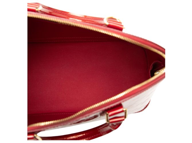 Louis Vuitton Alma PM Monogram Vernis rojo Roja - vista 4
