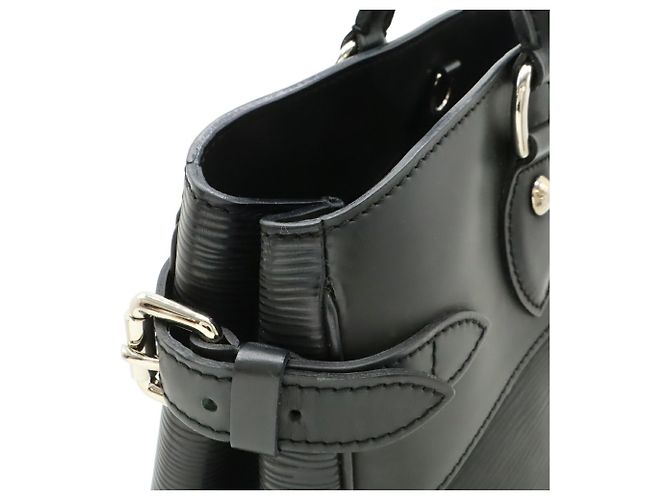 Borsa Louis Vuitton Epi Passy PM Nero - vista 6