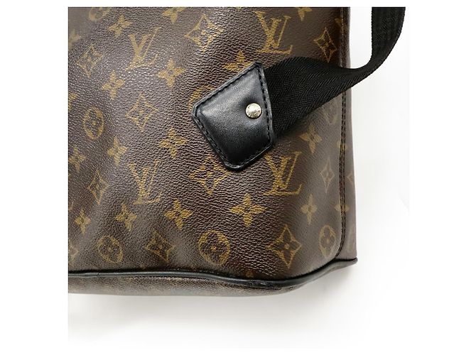 Louis Vuitton Monogram Macassar Parc Backpack Shoulder Bag Brown - view 10
