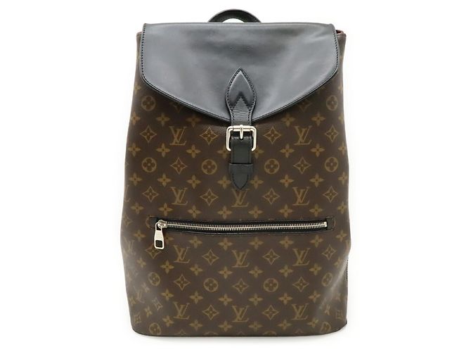 Louis Vuitton Monogram Macassar Parc Backpack Shoulder Bag Brown - view 2