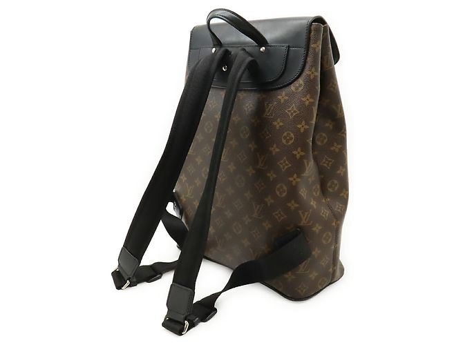 Louis Vuitton Monogram Macassar Parc Backpack Shoulder Bag Brown - view 3