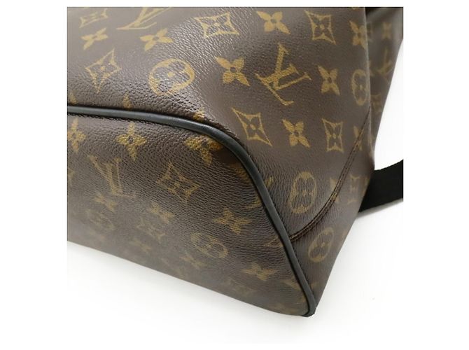 Louis Vuitton Monogram Macassar Parc Backpack Shoulder Bag Brown - view 4