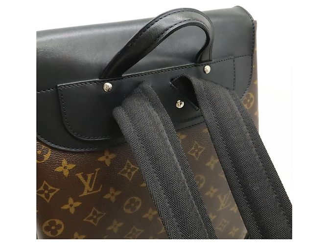 Louis Vuitton Monogram Macassar Parc Backpack Shoulder Bag Brown - view 5