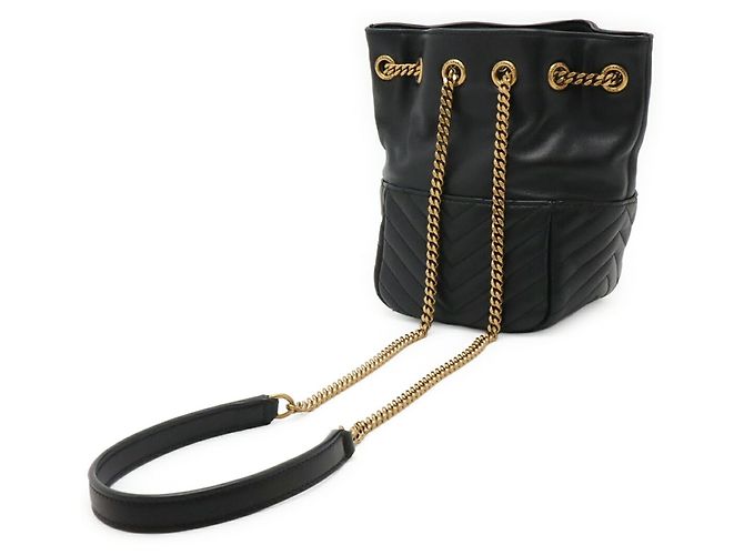 Borsa a secchiello mini Joe Yves Saint Laurent Nero - vista 3