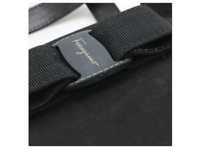 Borsa a secchiello Vara Ribbon Salvatore Ferragamo Nero - vista 5