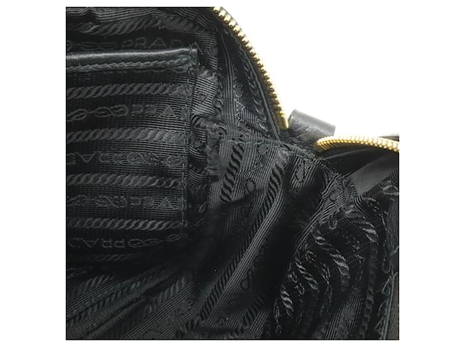 Borsa a Spalla/Pochette Prada Vitello Phenix Nero - vista 10