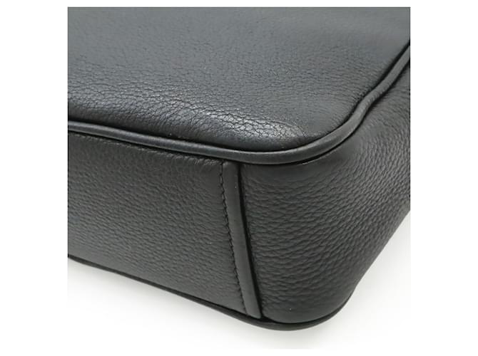 Borsa a Spalla/Pochette Prada Vitello Phenix Nero - vista 4