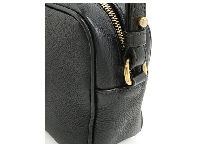 Borsa a Spalla/Pochette Prada Vitello Phenix Nero - vista 5