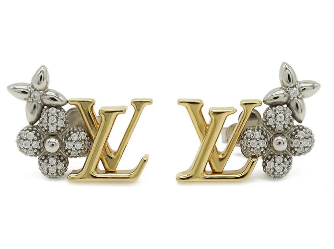 Orecchini a lobo placcati in oro Louis Vuitton Argento D'oro - vista 2