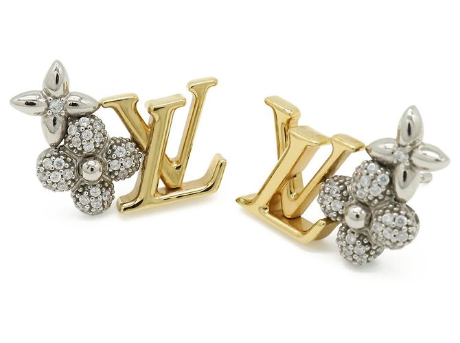 Orecchini a lobo placcati in oro Louis Vuitton Argento D'oro - vista 5
