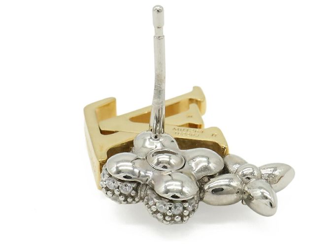 Orecchini a lobo placcati in oro Louis Vuitton Argento D'oro - vista 6