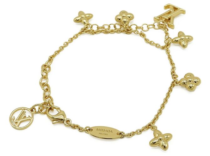 Bracciale Charm Louis Vuitton D'oro - vista 4