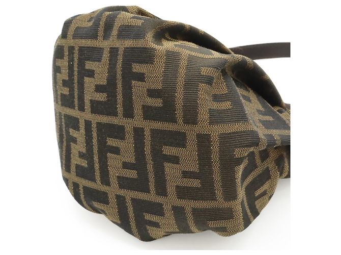 Fendi Handtasche Zucca Muster Braun Schwarz - Ansicht 4