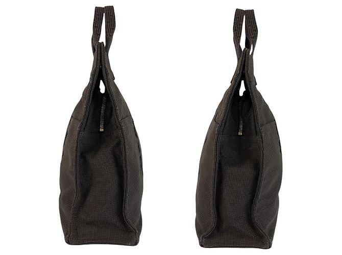 Hermès Borsa Tote Hermes Herline MM Gray Marrone - vista 7