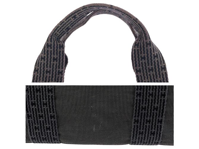 Hermès Hermes Herline MM Tote Bag Grau Braun - Ansicht 5