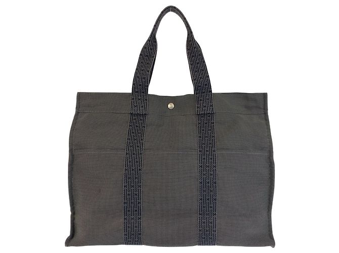 Hermès Borsa Tote Hermes Herline GM Marrone - vista 2