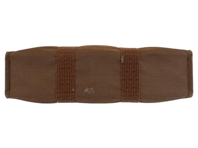 Hermès Borsa Tote Hermes Herline Brown Polyamide Marrone - vista 6