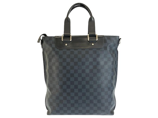 Borsa Tote Louis Vuitton Damier Cobalt Cabas Jour Blu navy - vista 2