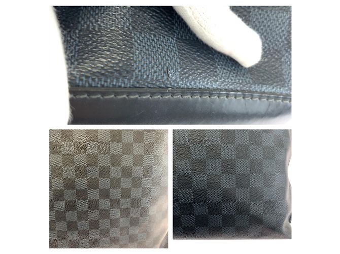 Borsa Tote Louis Vuitton Damier Cobalt Cabas Jour Blu navy - vista 5