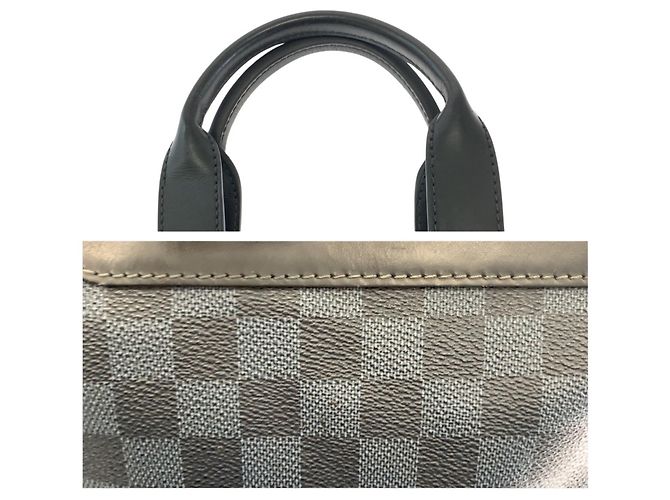 Borsa Tote Louis Vuitton Damier Cobalt Cabas Jour Blu navy - vista 6