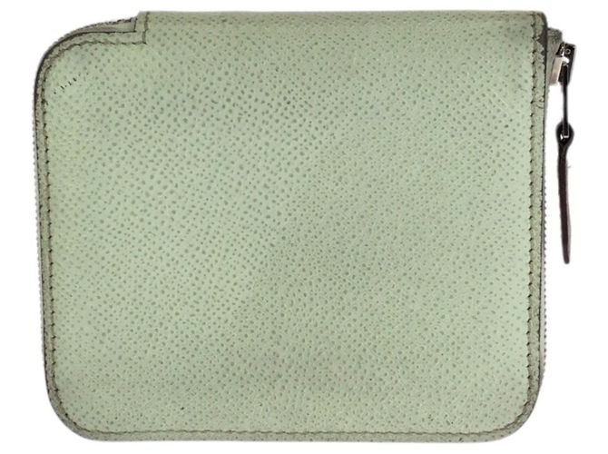 Hermès Monedero de cuero Epsom verde claro Hermes - vista 2