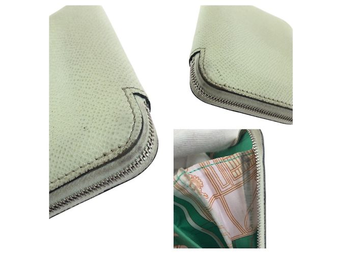 Hermès Monedero de cuero Epsom verde claro Hermes - vista 7