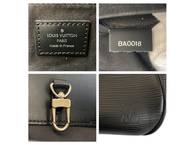 Borsa Louis Vuitton Epi Passy PM Noir Nero - vista 3