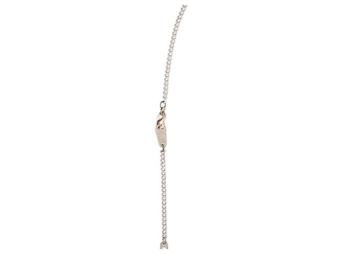 Collana Louis Vuitton Collier LV Award Chain Pendant Necklace Nero Argento - vista 4