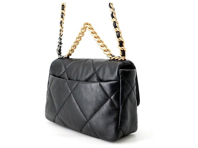 Borsa a Spalla Chanel Matelassé Chain Nero - vista 2