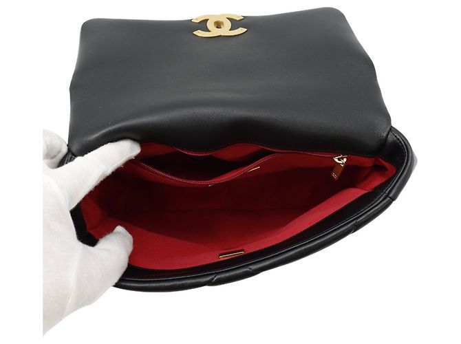 Borsa a Spalla Chanel Matelassé Chain Nero - vista 5