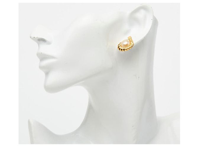 Orecchini a lobo Fendi Vintage Drop Stud D'oro - vista 5