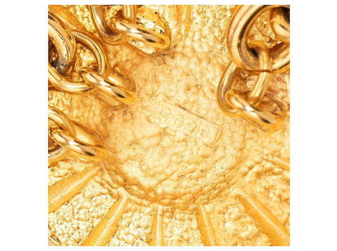 Timeless Chanel Coco Mark vergoldeter Kettengürtel Golden - Ansicht 4