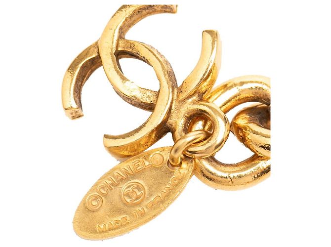 Timeless Chanel Coco Mark vergoldeter Kettengürtel Golden - Ansicht 6
