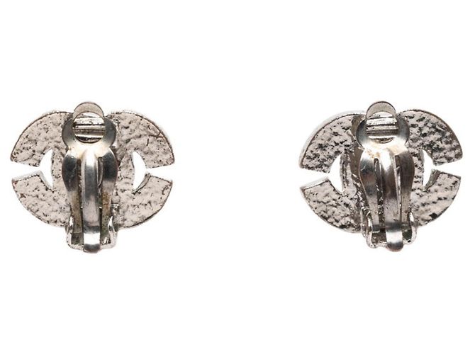 Orecchini a clip Bijou Coco Mark Chanel Argento - vista 2